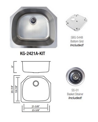 Madeli Undermount Kitchen Sink